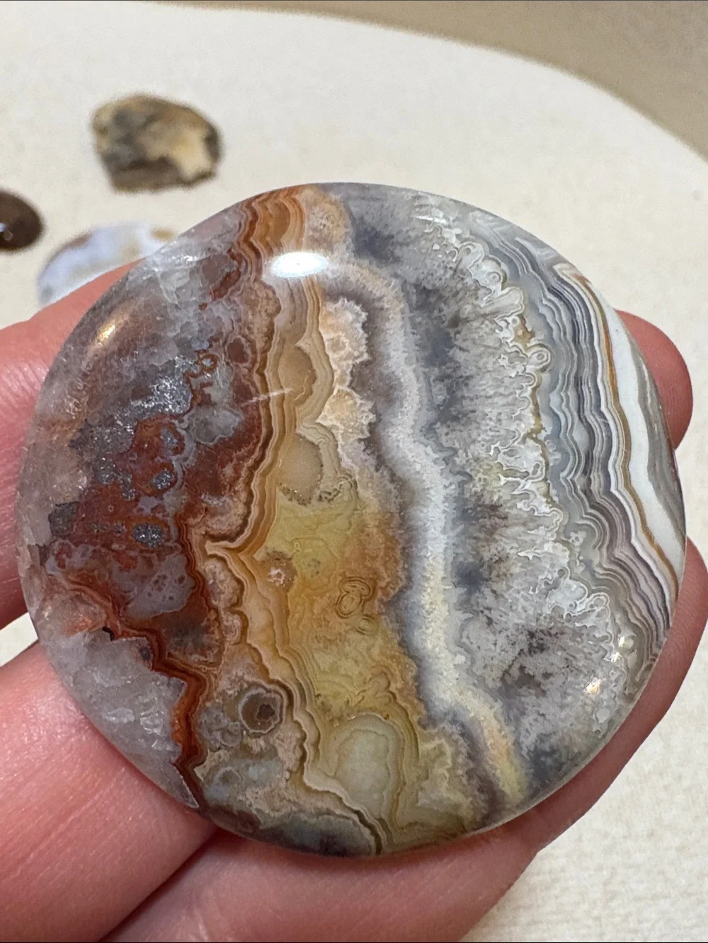 20pc Polished Agate & Jasper Cabochon Crystal Lot